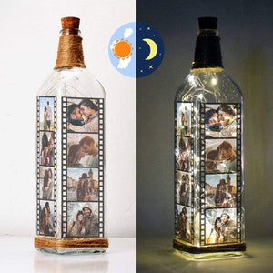 Custom Photos Bottle Lamp