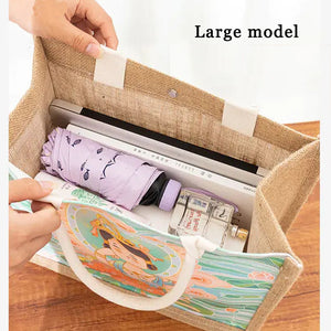 DIY Handmade Custom Pattern Burlap Bag
