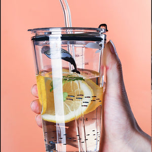 DIY Custom Straw Glass Cups