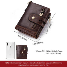 Load image into Gallery viewer, RFID anti-theft brush leather wallet
