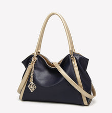 Load image into Gallery viewer, Leather Handbag-Toth Violet Wine
