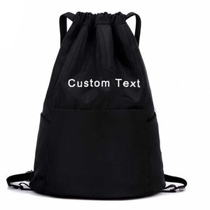 🔥Custom Personalized Waterproof  Drawstring Backpack 🔥
