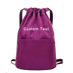 🔥Custom Personalized Waterproof  Drawstring Backpack 🔥
