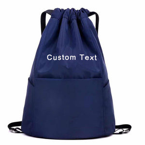 🔥Custom Personalized Waterproof  Drawstring Backpack 🔥