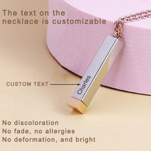 Load image into Gallery viewer, Custom Square Necklace(Golden)
