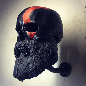 ☠️Motorcycle skull helmet holder (🎁gift for bikers).