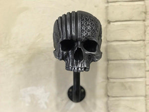 ☠️Motorcycle skull helmet holder (🎁gift for bikers).