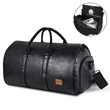 Load image into Gallery viewer, Leather Garment Duffel Bag
