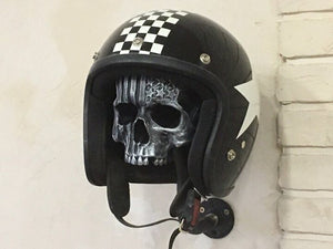 ☠️Motorcycle skull helmet holder (🎁gift for bikers).
