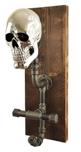 ☠️Motorcycle skull helmet holder (🎁gift for bikers).