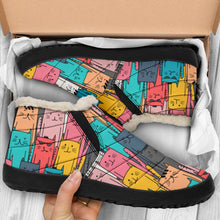 Load image into Gallery viewer, Cool Kitty Cats Winter Ankle Boots - Dog Savant
