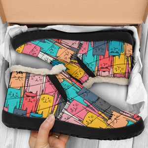 Cool Kitty Cats Winter Ankle Boots - Dog Savant